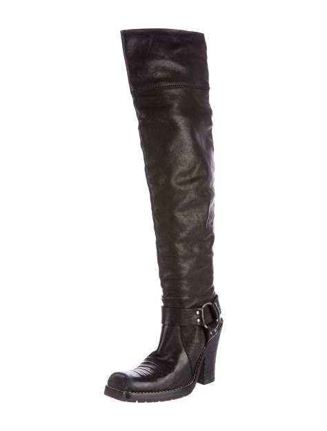 cuissardes dior|dior leather boots for women.